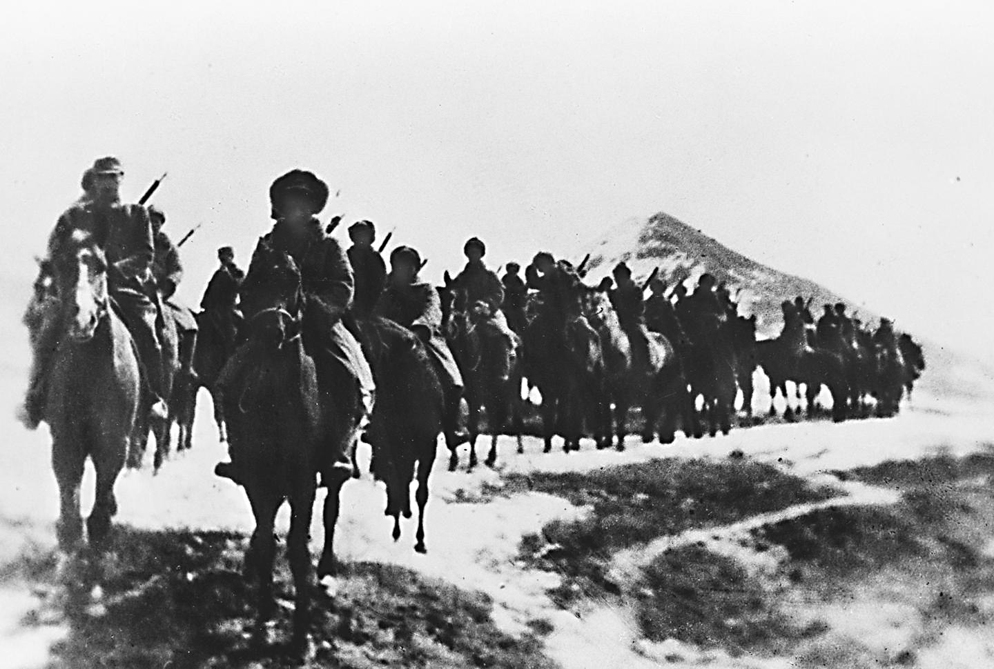 東北抗日聯(lián)軍騎兵部隊。